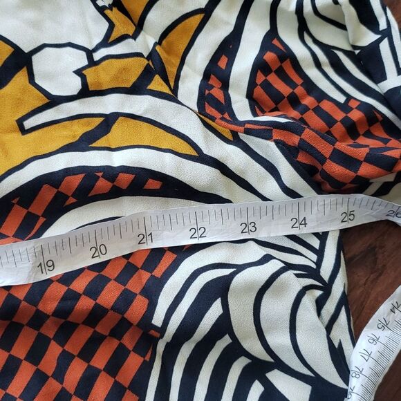 NWT Farm Rio Tropical Edgy Feminine Casual Trendy Whimsical Hawaiian Blouse XL - Picture 3 of 5